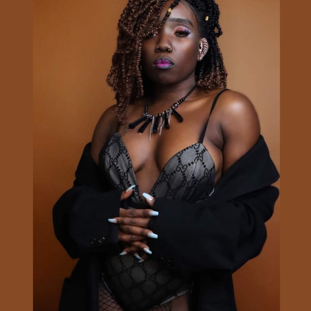 Black Double G Bodysuit
